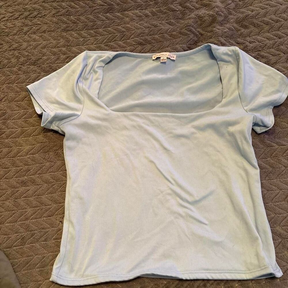 Sincerely-jules-for-bandier Women's Blue T-shirt